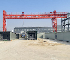 Козловой кран Shikaan однобалочный 25т