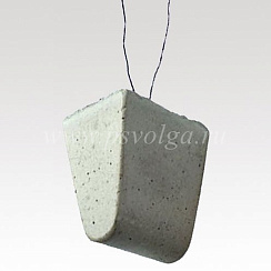 Закладной элемент бетонный - Полуцилиндр