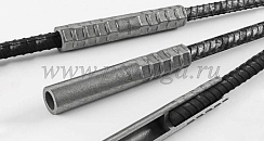 Стандартная обжимная муфта PRESKO для соединения арматуры Ø 32 мм