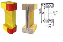 Балка двутавровая с заглушками «TECH» L=2,5 м