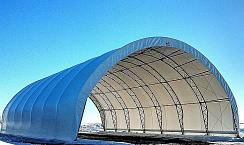 Быстровозводимые тентовые конструкции (ангары)
