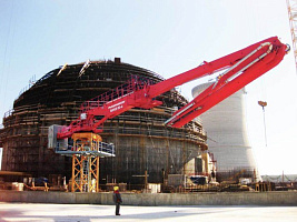 Распределительная стрела Putzmeister MXG 50-4 на секциях кранов