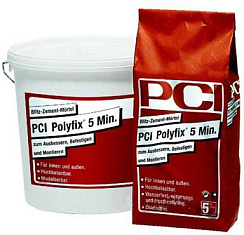 Быстротвердеющие гидропломбы для активных протечек в бетонных конструкциях PCI Polyfix 30 sec / plus 5min