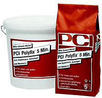 Быстротвердеющие гидропломбы для активных протечек в бетонных конструкциях PCI Polyfix 30 sec / plus 5min