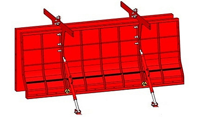 Опалубка типа Нью-Джерси для отбортовки дорожных ограждений